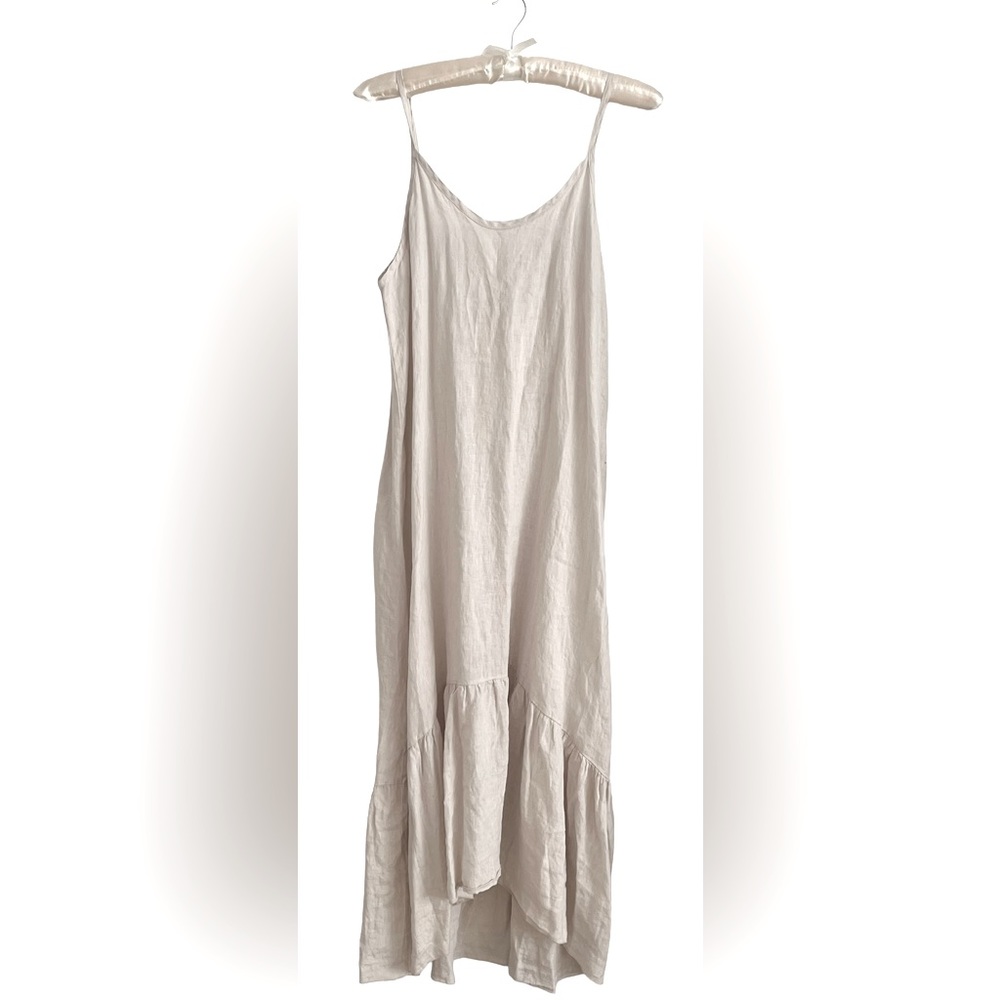 Womens Linen Maxi Dress